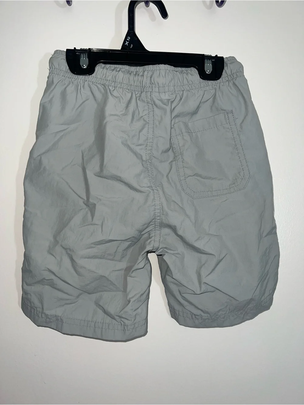 Old Navy Light Gray Drawstring Kids Shorts